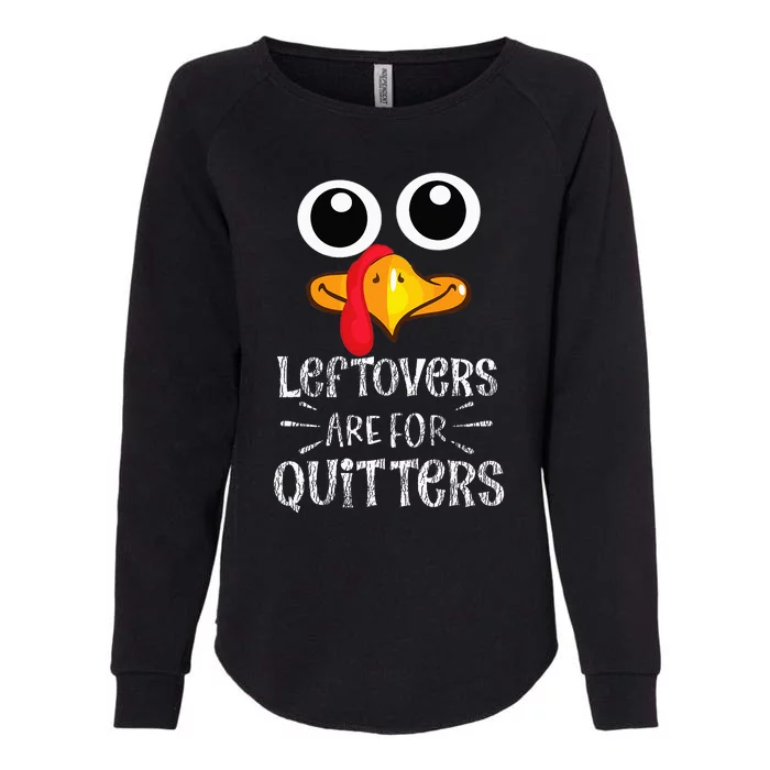 Funny Leftovers Turkey Matching Family Thanksgiving Outfit Womens California Wash Sweatshirt