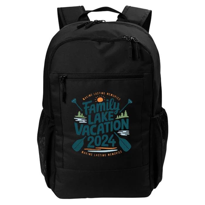 Family Lake Trip 2024 Vacation Love Friend Matching Reunions Daily Commute Backpack