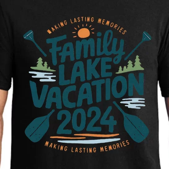 Family Lake Trip 2024 Vacation Love Friend Matching Reunions Pajama Set