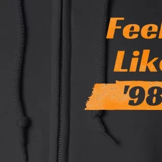 Feel Like Tennessee 1998 Tennessee 98 Full Zip Hoodie