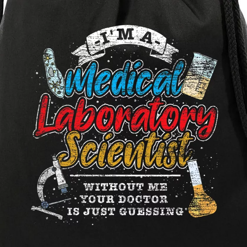 Funny Lab Technologist Medical Laboratory Scientist Drawstring Bag