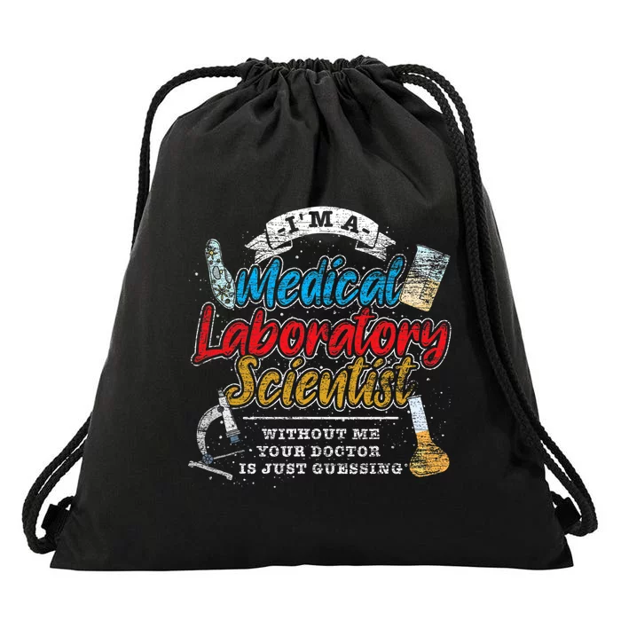 Funny Lab Technologist Medical Laboratory Scientist Drawstring Bag