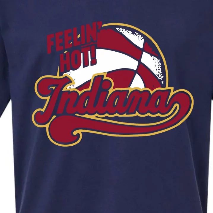 Fever Legend Tamika Wearing Feelin Hot Indiana Sueded Cloud Jersey T-Shirt