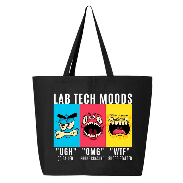 Funny Lab Tech Mood Lab Scientist Lab Week Medical Lab Science 25L Jumbo Tote