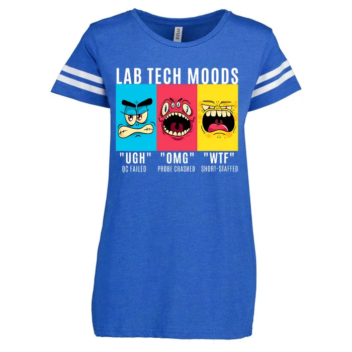 Funny Lab Tech Mood Lab Scientist Lab Week Medical Lab Science Enza Ladies Jersey Football T-Shirt