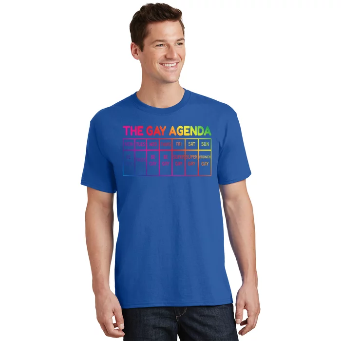 Funny Lgbtq The Gay Agendas Funny Gift T-Shirt