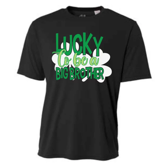 Funny Lucky To Be A Big Brother Cooling Performance Crew T-Shirt