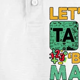 Funny Lets Taco Bout Math Teacher Back School Dry Zone Grid Performance Polo