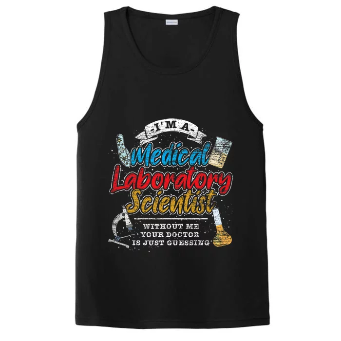 Funny Lab Technologist Medical Laboratory Scientist Performance Tank