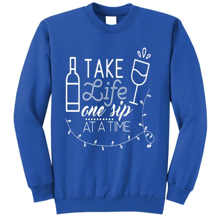 Family Love Take Life One Sip At A Time Sweatshirt