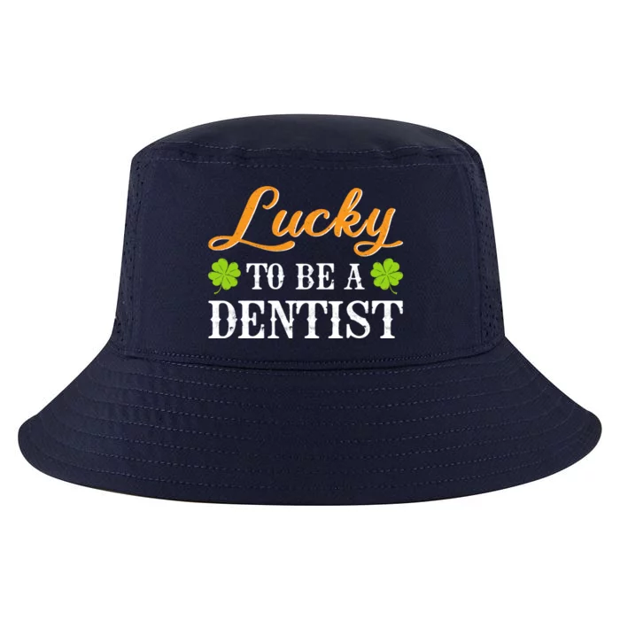 Funny Lucky To Be A Dentist Shamrock St Patrick's Day Gift Cool Comfort Performance Bucket Hat