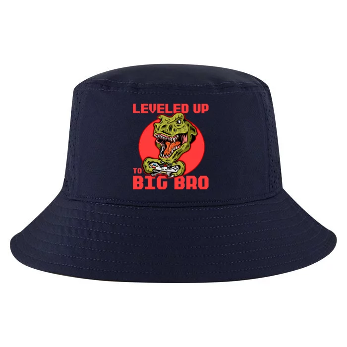 Funny Leveled Up To Big Bro Gamer Gaming Lovers Brother Great Gift Cool Comfort Performance Bucket Hat