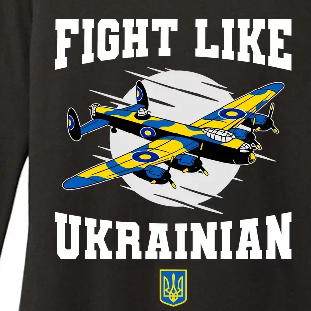 Fight Like Ukrainian I Stand With Ukraine Support Womens CVC Long Sleeve Shirt