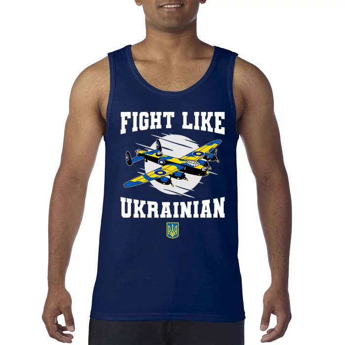 Fight Like Ukrainian I Stand With Ukraine Support Tank Top