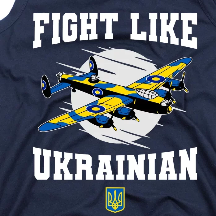 Fight Like Ukrainian I Stand With Ukraine Support Tank Top