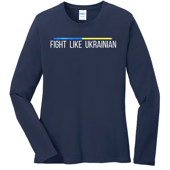 Fight Like Ukrainian Ladies Long Sleeve Shirt