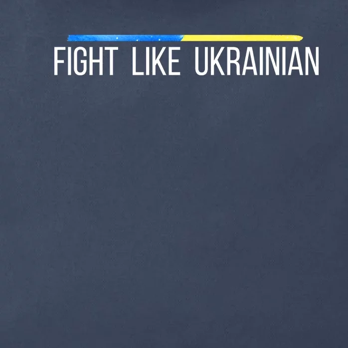 Fight Like Ukrainian Zip Tote Bag