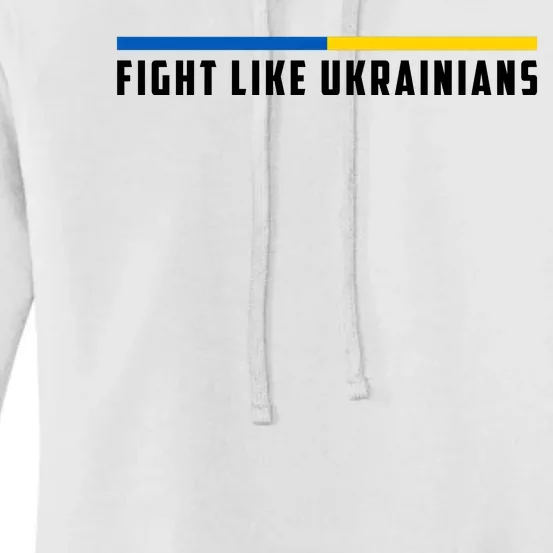 Fight Like Ukrainians Women's Pullover Hoodie