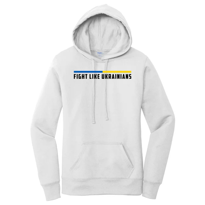 Fight Like Ukrainians Women's Pullover Hoodie