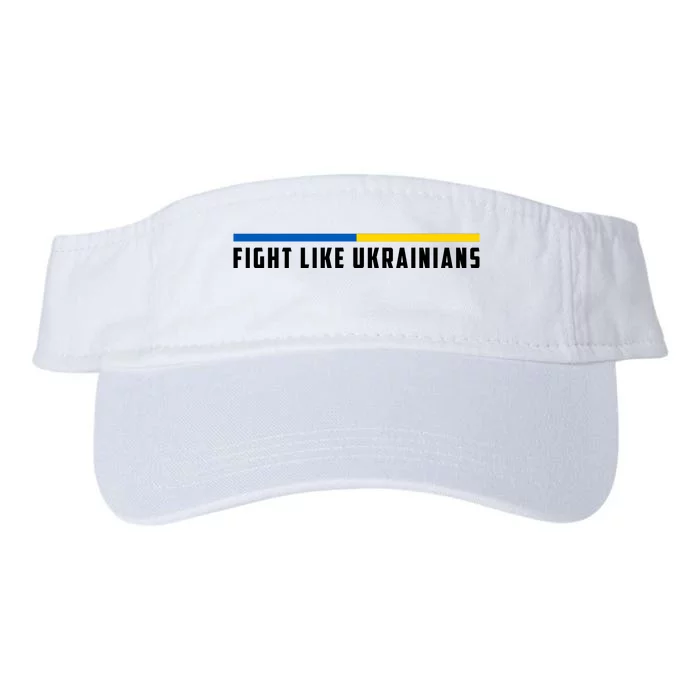 Fight Like Ukrainians Valucap Bio-Washed Visor