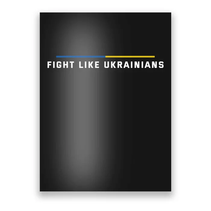 Fight Like Ukrainians Poster