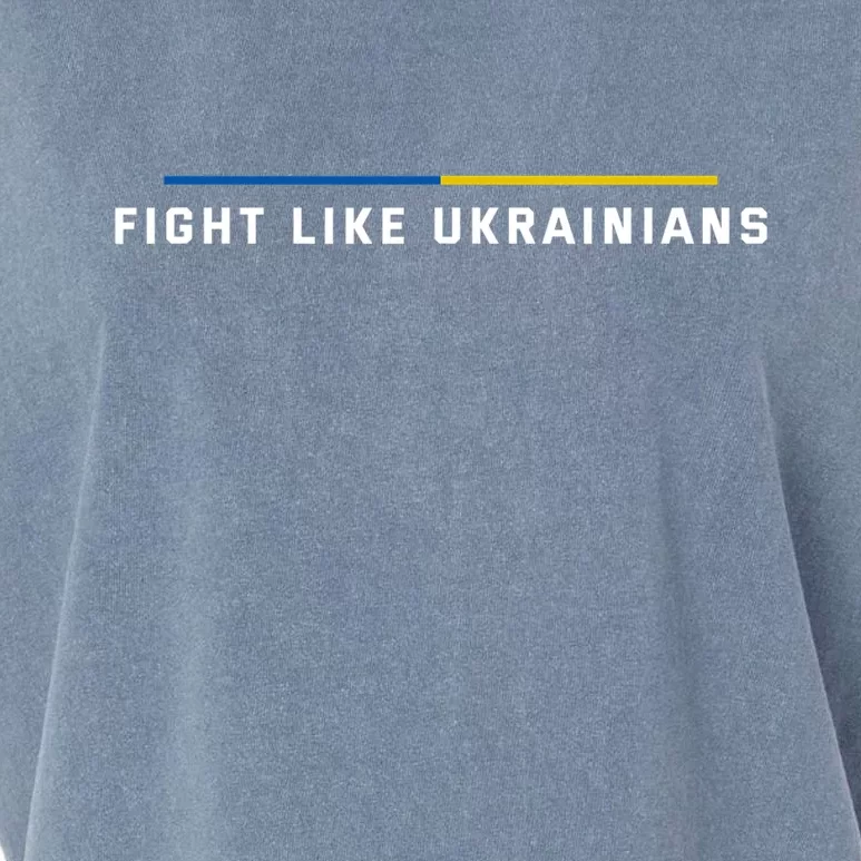 Fight Like Ukrainians Garment-Dyed Women's Muscle Tee