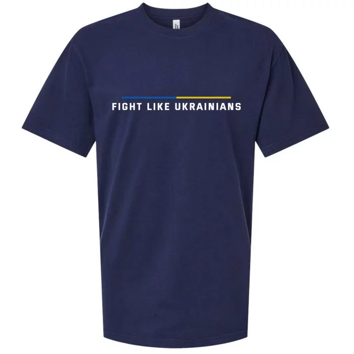 Fight Like Ukrainians Sueded Cloud Jersey T-Shirt