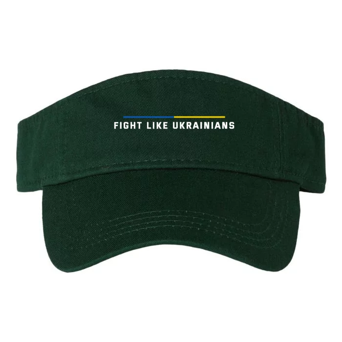 Fight Like Ukrainians Valucap Bio-Washed Visor