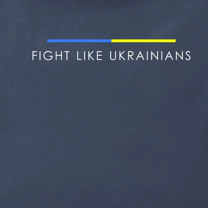 Fight Like Ukrainians Ukraine Ukrainian Zip Tote Bag