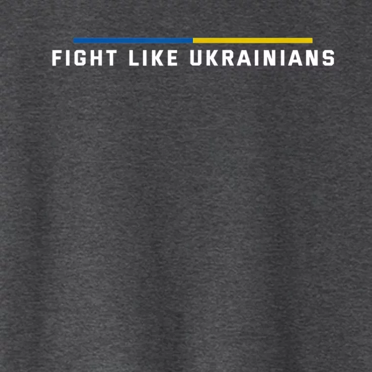 Fight Like Ukrainians Gift Women's Crop Top Tee