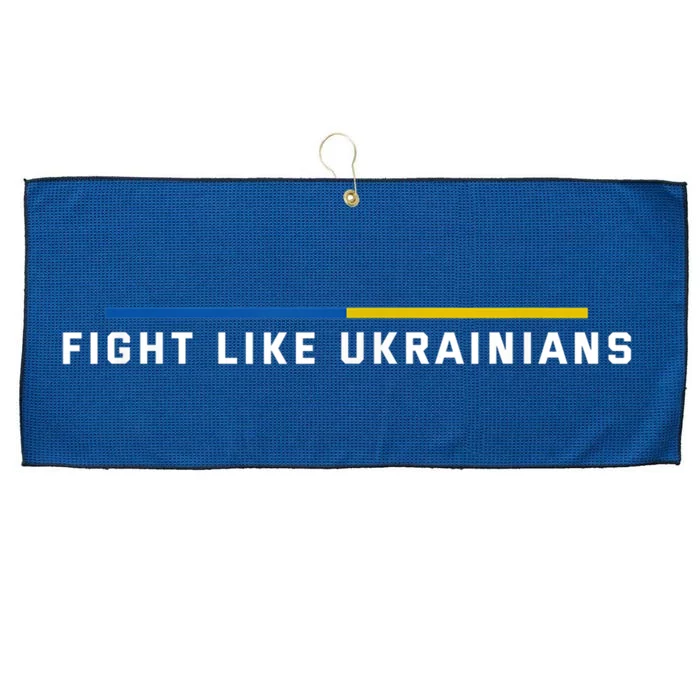 Fight Like Ukrainians Gift Large Microfiber Waffle Golf Towel