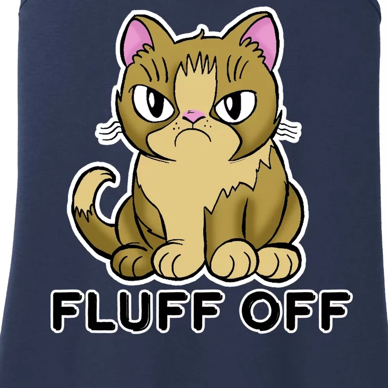 Fluff Off Funny Cat Ladies Essential Tank