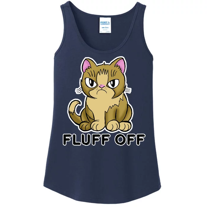 Fluff Off Funny Cat Ladies Essential Tank