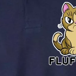 Fluff Off Funny Cat Softstyle Adult Sport Polo