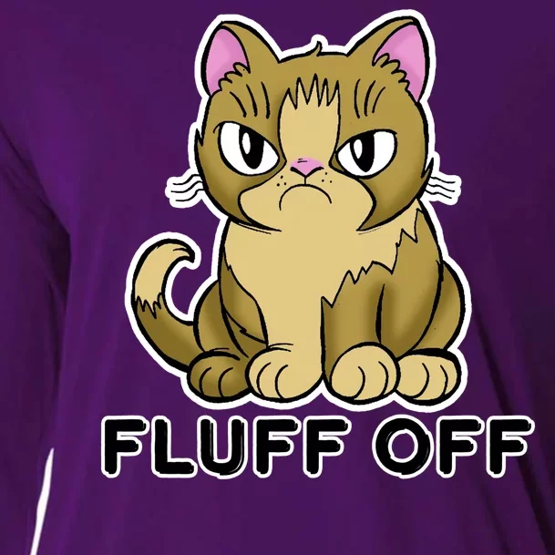 Fluff Off Funny Cat Cooling Performance Long Sleeve Crew