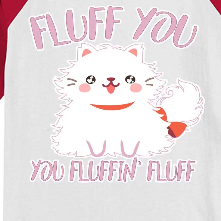 Fluff You You Fluffin Fluff Kids Colorblock Raglan Jersey