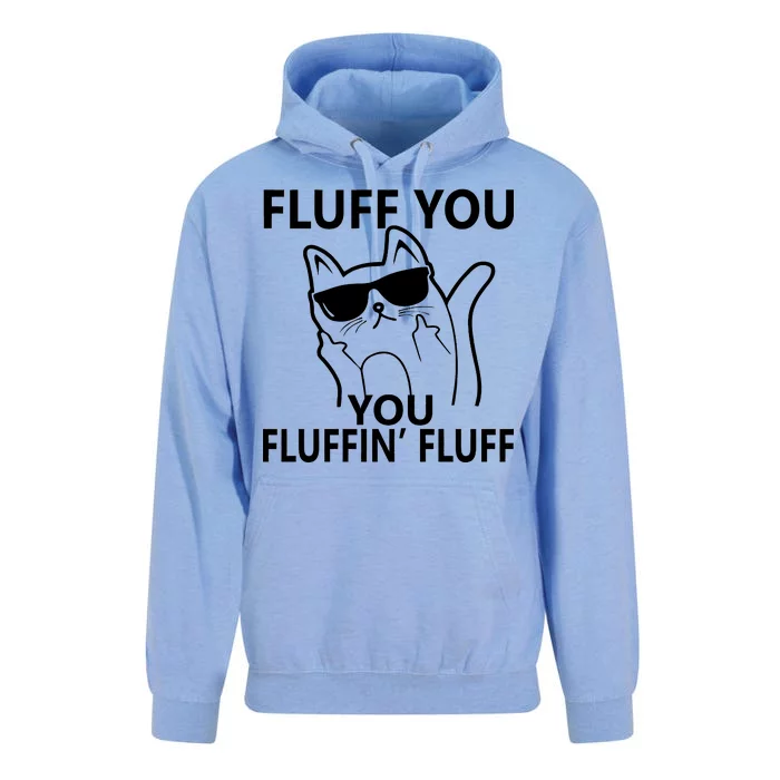 Fluff You You Fluffin' Fluff Funny Cat Unisex Surf Hoodie