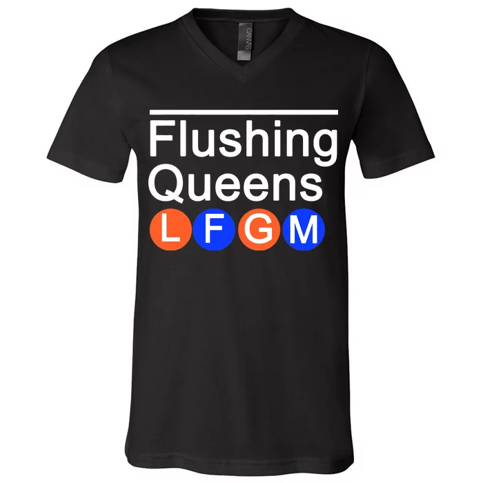 Flushing Queens LFGM V-Neck T-Shirt