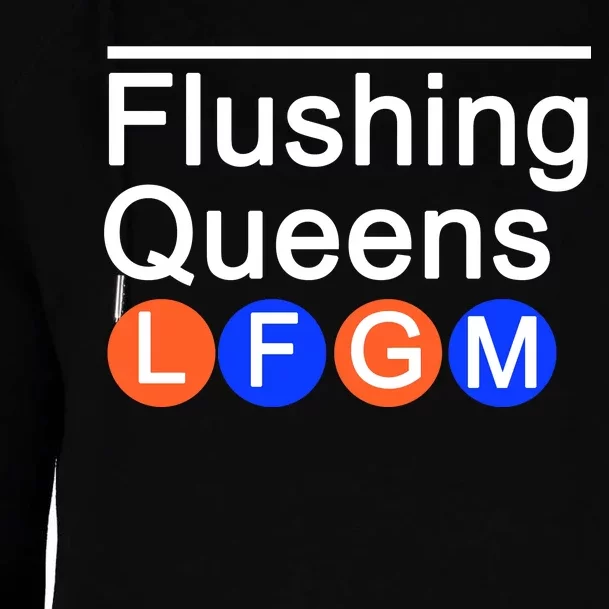 Flushing Queens LFGM Womens Funnel Neck Pullover Hood