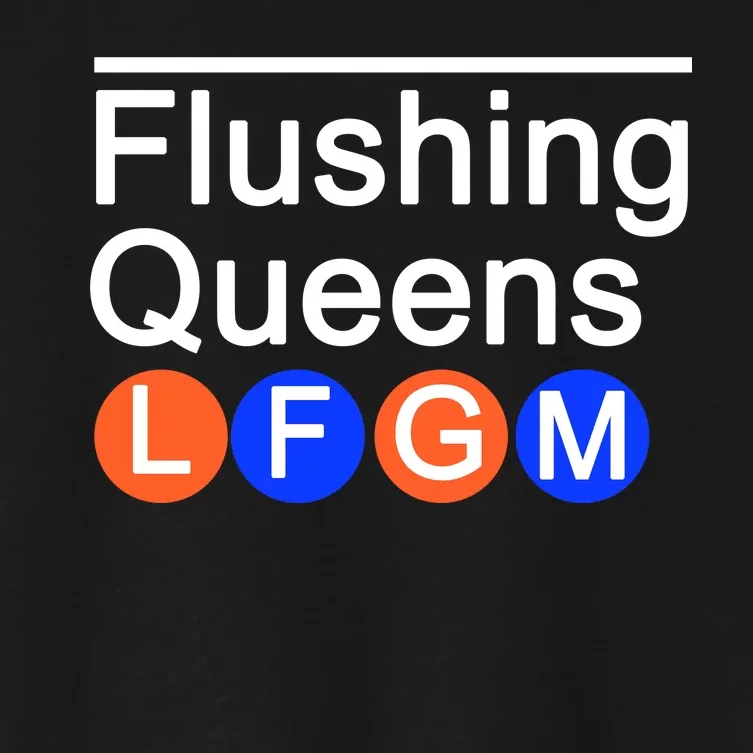 Flushing Queens LFGM Women's Crop Top Tee