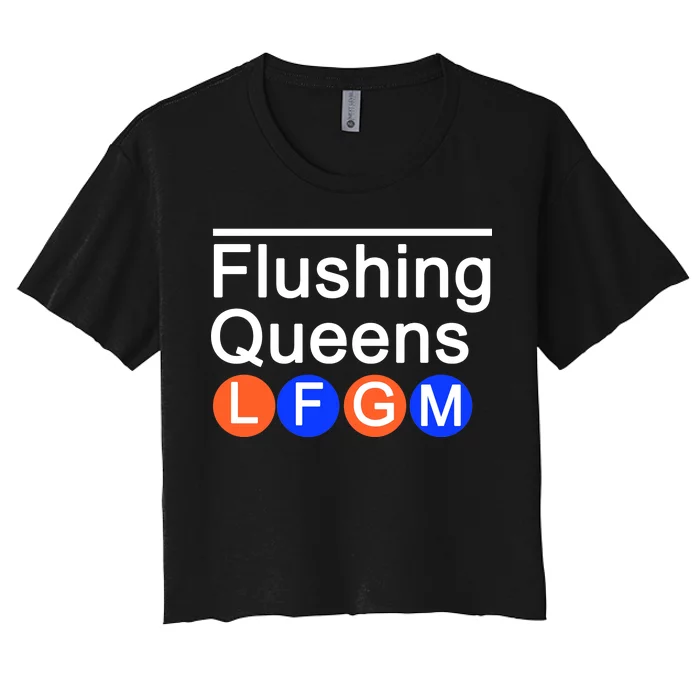 Flushing Queens LFGM Women's Crop Top Tee