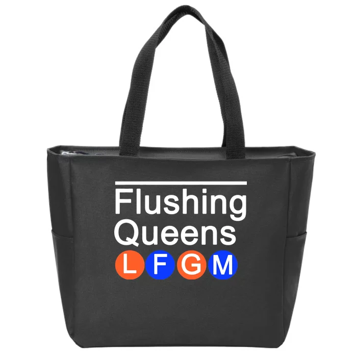 Flushing Queens LFGM Zip Tote Bag