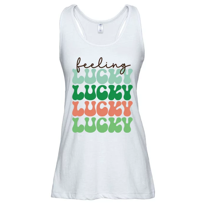 Feeling Lucky Vibes Ladies Essential Flowy Tank