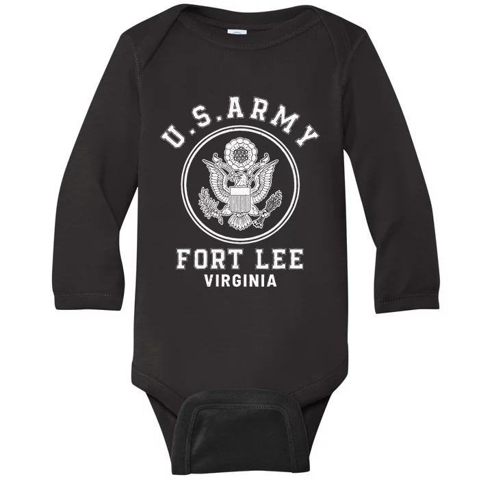 Fort Lee Virginia Army Base Baby Long Sleeve Bodysuit