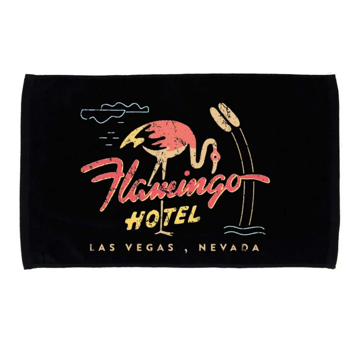 Flamingo Las Vegas Hotel Casino Retro Vintage Microfiber Hand Towel