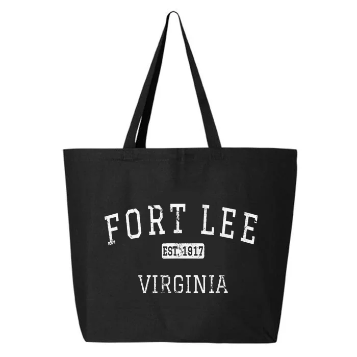 Fort Lee Virginia VA Vintage 25L Jumbo Tote