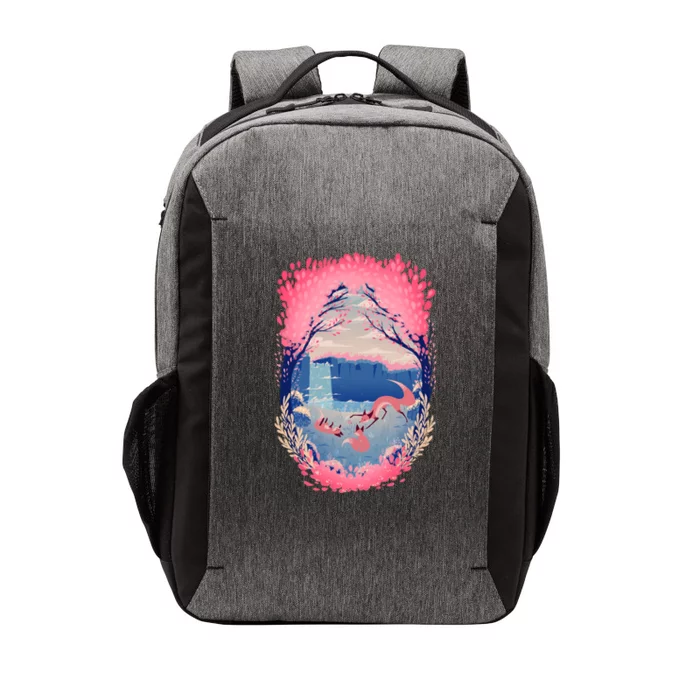 Fox Life View Illustration Vector Backpack