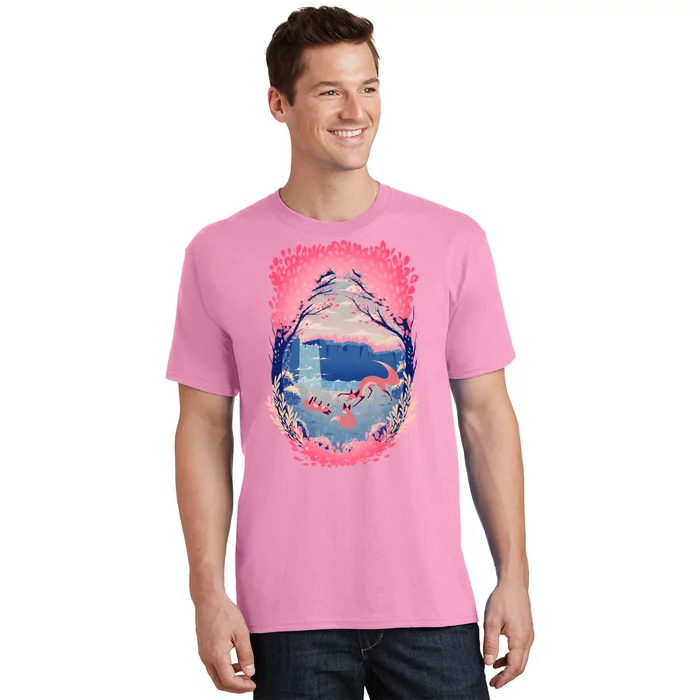 Fox Life View Illustration T-Shirt