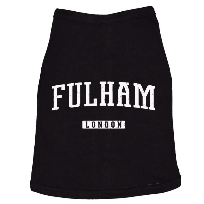 Fulham London Vintage Doggie Tank