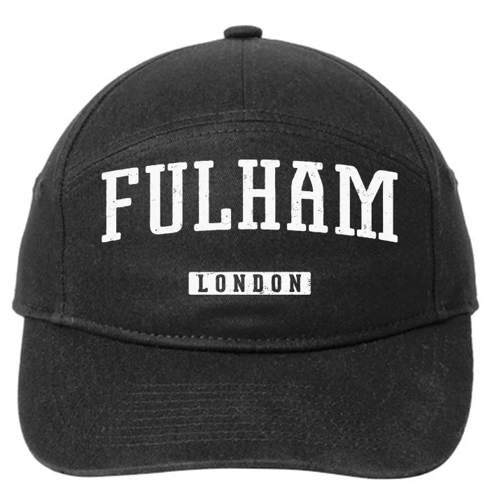 Fulham London Vintage 7-Panel Snapback Hat